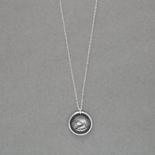 Load image into Gallery viewer, Such Is Life - Boat Wax Seal Necklace In Silver