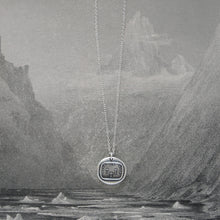 Load image into Gallery viewer, The Three Crosses - Silver Wax Seal Necklace - Such Is Life - RQP Studio