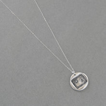 Load image into Gallery viewer, All For Your Happiness - Wax Seal Necklace Sun Moon Stars - Silver Jewelry