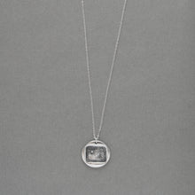Load image into Gallery viewer, All For Your Happiness - Wax Seal Necklace Sun Moon Stars - Silver Jewelry