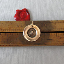 Load image into Gallery viewer, Sun Wax Seal Charm - Antique Bronze Jewelry Pendant Glory And Splendor