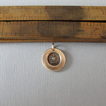 Load image into Gallery viewer, Sun Wax Seal Charm - Antique Bronze Jewelry Pendant Glory And Splendor