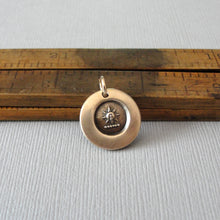 Load image into Gallery viewer, Sun Wax Seal Charm - Antique Bronze Jewelry Pendant Glory And Splendor