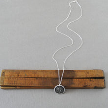 Load image into Gallery viewer, Wax Seal Necklace Your Sweetness Is My Life - Silver Rose Wax Seal Jewelry