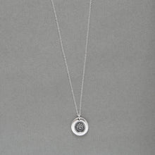 Load image into Gallery viewer, Dangers Delight - Silver Wax Seal Necklace - Scottish Thistle Symbol of Scotland