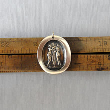 Load image into Gallery viewer, The Three Graces - Wax Seal Pendant Antonio Canova's Charites - Antique Wax Seal Jewelry