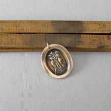 Load image into Gallery viewer, The Three Graces - Wax Seal Pendant Antonio Canova's Charites - Antique Wax Seal Jewelry