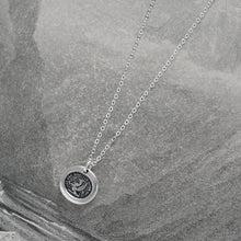Load image into Gallery viewer, What I Wish Is Not Mortal - Silver Griffin Wax Seal Necklace