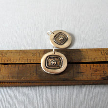 Load image into Gallery viewer, Together Forever - Wax Seal Pendant Love Hearts Antique Bronze Wax Seal Jewelry