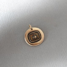 Load image into Gallery viewer, Together Forever - Wax Seal Pendant Love Hearts Antique Bronze Wax Seal Jewelry