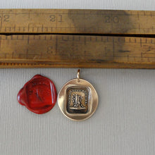 Load image into Gallery viewer, Together For Ever Wax Seal Pendant - Everlasting Love Antique Bronze Jewelry