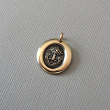 Load image into Gallery viewer, Why Wish For What You Have - Tree of Life Antique Bronze Wax Seal Pendant Jewelry Pelican Piety