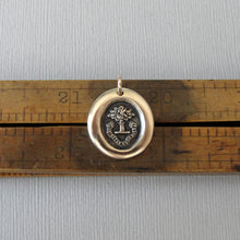 Load image into Gallery viewer, Why Wish For What You Have - Tree of Life Antique Bronze Wax Seal Pendant Jewelry Pelican Piety