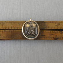 Load image into Gallery viewer, Think For Yourself - Unicorn Wax Seal Pendant - Antique Wax Seal Jewelry Bronze Strength Bravery