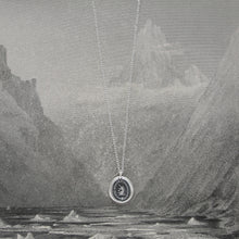 Load image into Gallery viewer, I Trust In The Lord - Silver Unicorn Wax Seal Necklace