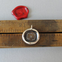 Load image into Gallery viewer, Watch Over The One I Love - Bronze Wax Seal Charm - Antique Star Wax Seal Jewelry Pendant