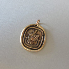 Load image into Gallery viewer, A Person Of Depth And Substance - Wing Crest Wax Seal Pendant - Antique Wax Seal Jewelry Wisdom Life