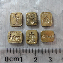 Load image into Gallery viewer, Antique Wax Seal Stamps - 6 Double-sided Discs From French Multi Seal
