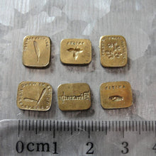 Load image into Gallery viewer, Antique Wax Seal Stamps - 6 Double-sided Discs From French Multi Seal

