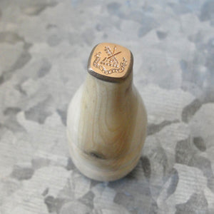 Wax Seal Stamp Either Peace Or War Latin Motto Remake of Antique 19th Century Wax Seal Crest