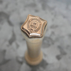 2 Wax Seal Stamps - Replicas of Antique 19th Century Seals Heart Padlock and Pansy