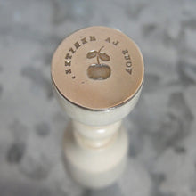 Load image into Gallery viewer, Golden Apple Wax Seal Stamp - Remake of Antique 19th Century Wax Seal French Motto
