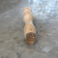 Load image into Gallery viewer, Star and Cross Wax Seal Stamp - Remake of Antique 19th Century Latin Motto Wax Seal Crest
