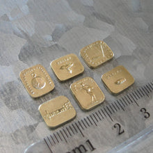 Load image into Gallery viewer, Antique Wax Seal Stamps - 6 Double-sided Discs From French Multi Seal
