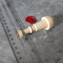 Load image into Gallery viewer, Pansy #2 Wax Seal Stamp - Remake of Antique 19th Century Wax Seal French Motto
