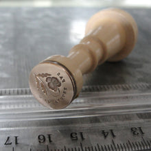 Load image into Gallery viewer, Pansy #2 Wax Seal Stamp - Remake of Antique 19th Century Wax Seal French Motto
