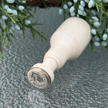 Load image into Gallery viewer, Pansy Wax Seal Stamp - Remake of Antique 19th Century Wax Seal French Motto
