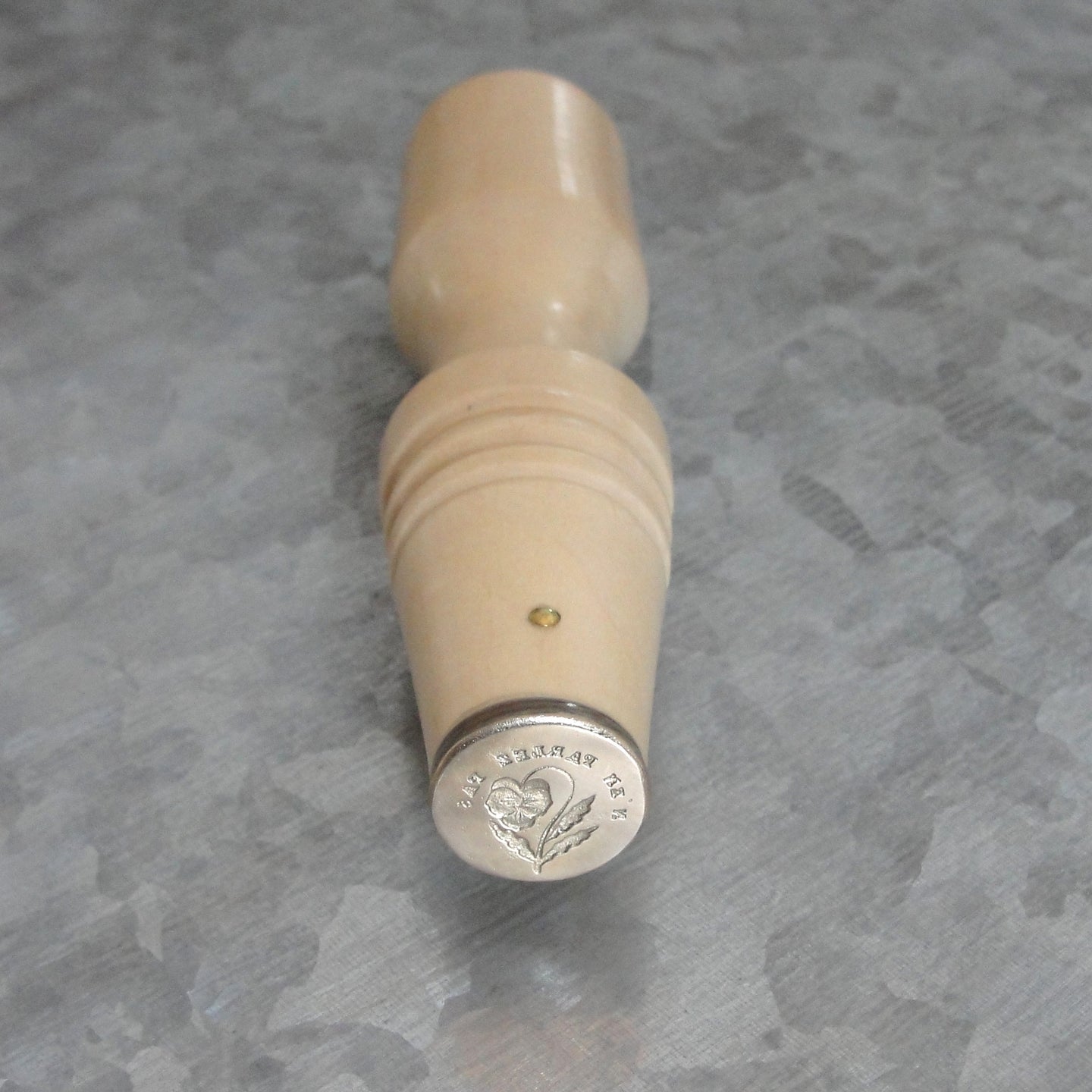 2 Wax Seal Stamps - Replicas of Antique 19th Century Seals Heart Padlock and Pansy