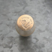 Load image into Gallery viewer, 2 Wax Seal Stamps - Replicas of Antique 19th Century Seals Heart Padlock and Pansy
