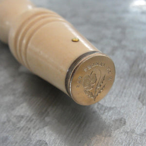 2 Wax Seal Stamps - Replicas of Antique 19th Century Seals Heart Padlock and Pansy