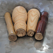 Load image into Gallery viewer, Wax Seal Stamps Set of 4 - Remake of Antique 19th Century Wax Seals
