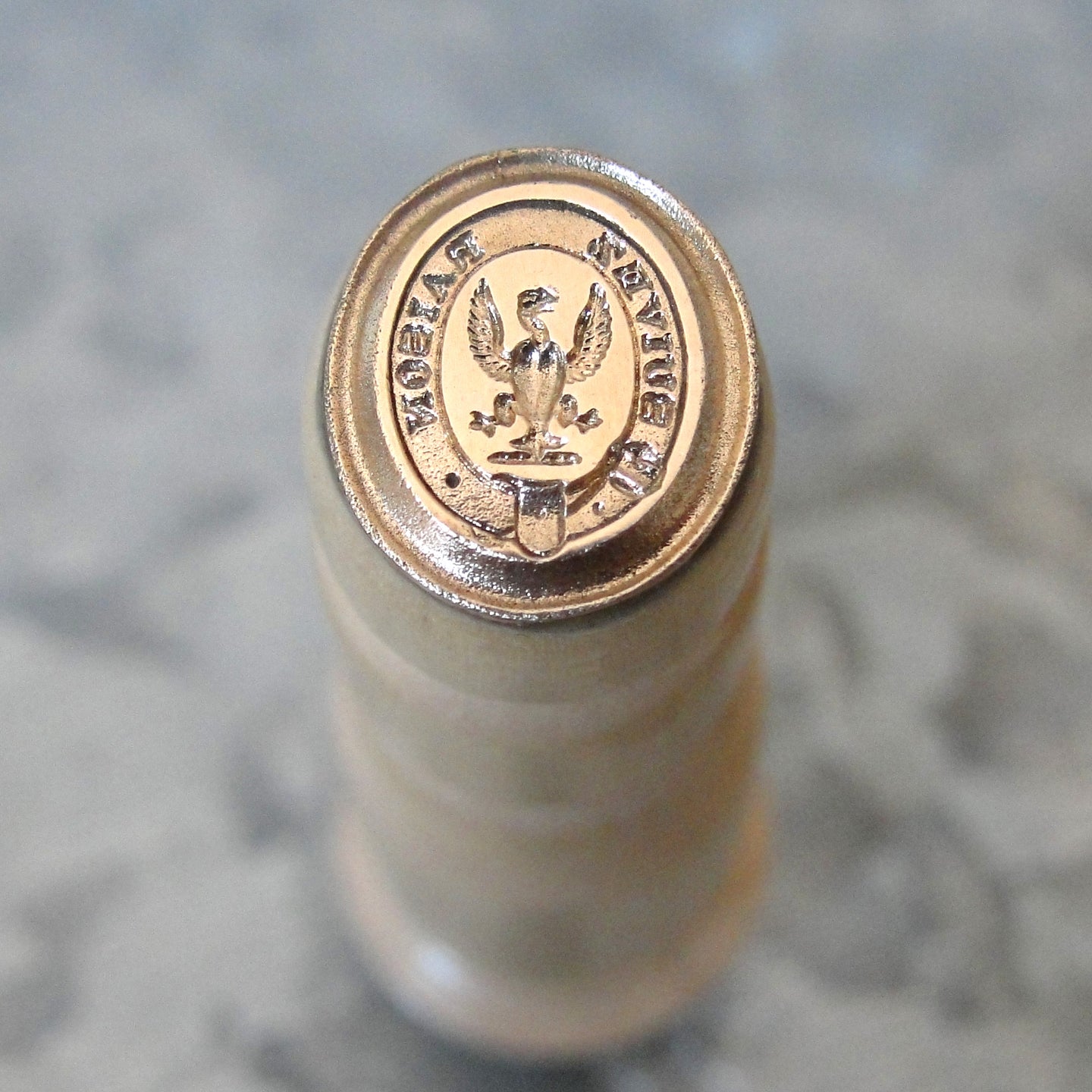 Spread Eagle Wax Seal Stamp - Remake of Antique 19th Century Latin Motto Wax Seal Follow Reason As Your Guide