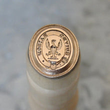 Load image into Gallery viewer, Spread Eagle Wax Seal Stamp - Remake of Antique 19th Century Latin Motto Wax Seal Follow Reason As Your Guide

