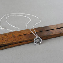 Load image into Gallery viewer, Wax Seal Necklace Slow But Sure antique Tortoise jewelry Turtle charm Endurance Determination - RQP Studio
