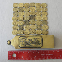 Load image into Gallery viewer, Extremely Rare Antique French Multi Wax Seal Set 84 double sided seals by Brasseux
