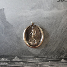 Load image into Gallery viewer, Venus Wax Seal Pendant Love Beauty Goddess antique wax seal charm jewelry - RQP Studio
