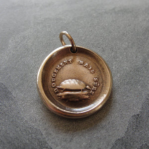 Tortoise Wax Seal Charm - antique wax seal jewelry pendant Turtle Slow And Sure Patience - RQP Studio
