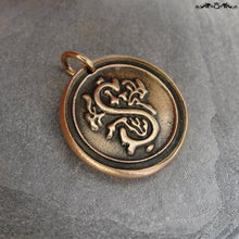 Load image into Gallery viewer, Wax Seal Charm Initial S - wax seal jewelry alphabet charms Letter S - RQP Studio
