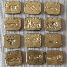 Load image into Gallery viewer, Antique French Multi Wax Seal Set with 19 double sided seal matrices
