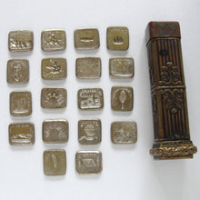 Load image into Gallery viewer, Antique French Multi Wax Seal Set with 18 double sided seals - RQP Studio
