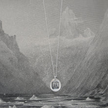 Load image into Gallery viewer, Faith Hope Love - Silver Wax Seal Necklace With Heart Cross Anchor
