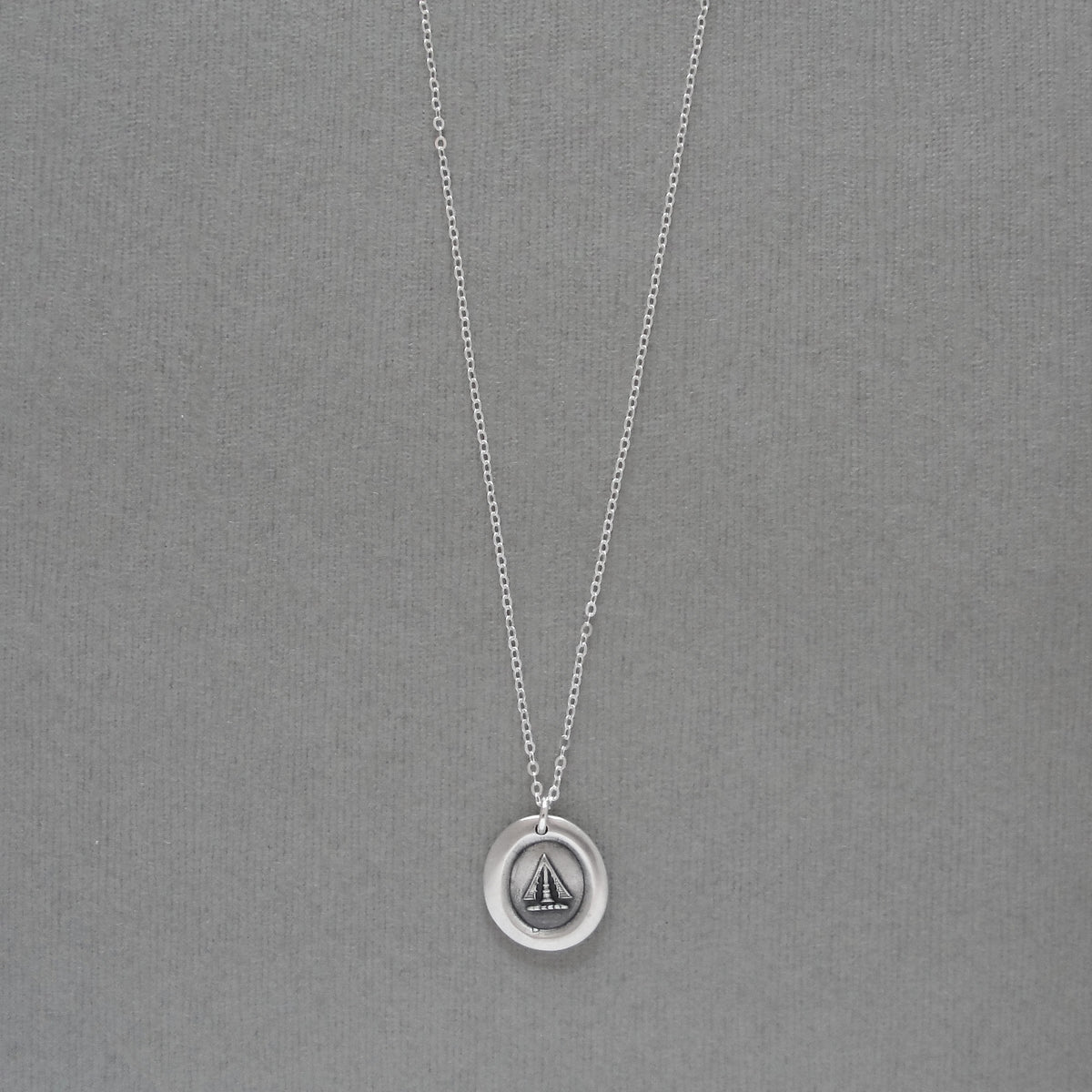 Pheon Broad Arrow - Silver Wax Seal Necklace - Wit and Strength Symbol ...