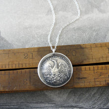 Load image into Gallery viewer, Silver Phoenix Necklace - Rise Again From The Ashes - Mythical Phoenix - RQP Studio
