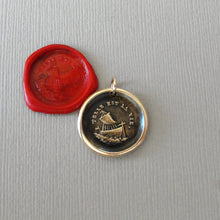 Load image into Gallery viewer, Such Is Life Wax Seal Charm Boat - Antique Bronze Ship Jewelry Pendant Sailboat Nautical 
