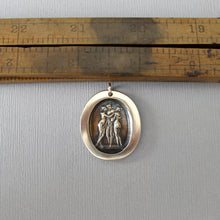 Load image into Gallery viewer, The Three Graces - Wax Seal Pendant Antonio Canova&#39;s Charites - Antique Wax Seal Jewelry

