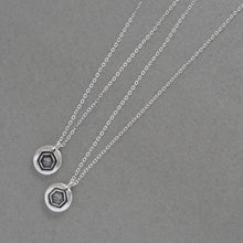 Load image into Gallery viewer, Tiny Silver Butterfly Wax Seal Necklace - Emblem Of The Soul Psyche
